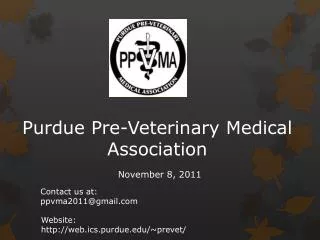 Purdue Pre-Veterinary Medical Association