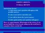 Exploring North Carolina's Colonial History: Review and Quiz Format - slide 1