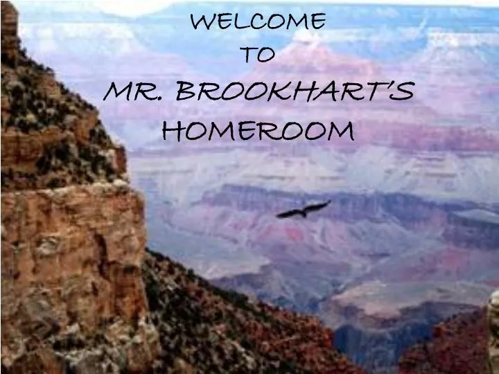 welcome to mr brookhart s homeroom