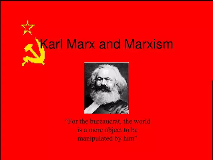 karl marx and marxism