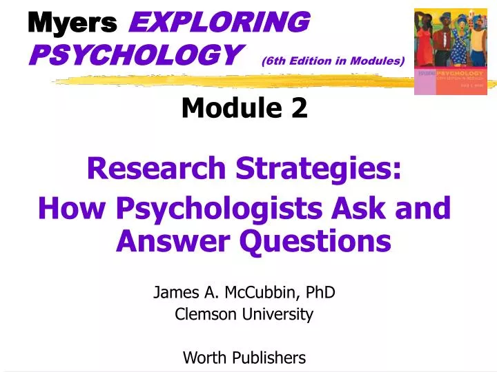 myers exploring psychology 6th edition in modules