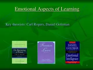 Emotional Aspects of Learning