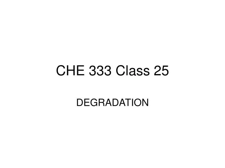 che 333 class 25