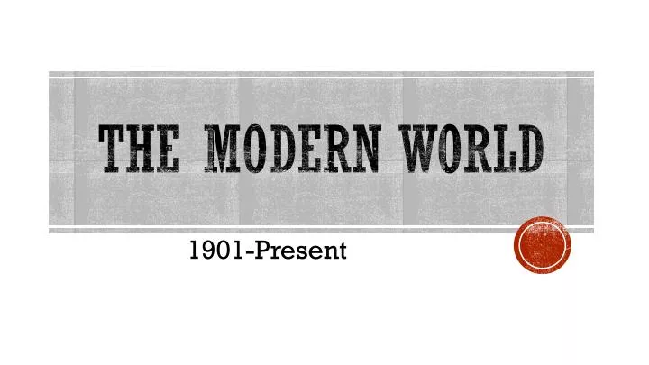 the modern world