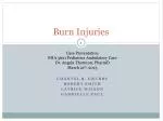 Burn Injuries - slide 1