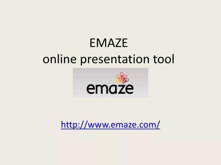 emaze online presentation tool