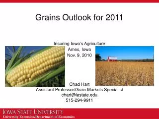 Grains Outlook for 2011