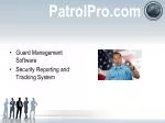 Tracking Software - slide 1