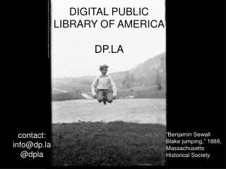 DIGITAL PUBLIC LIBRARY OF AMERICA DP.LA