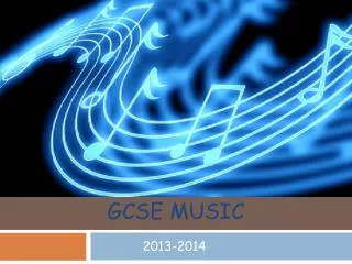 GCSE Music