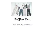 Discovering Yourself with Mrs. McManamon: A Journey of Learning and Growth - slide 1
