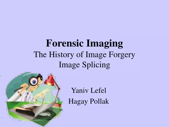 forensic imaging the history of image forgery image splicing