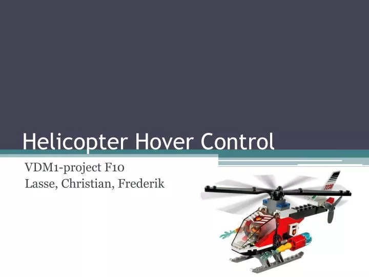 helicopter hover control