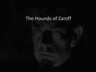 The Hounds of Zaroff
