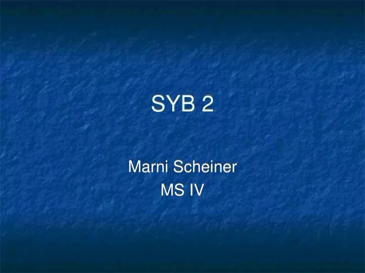 syb 2