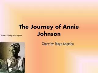 The Journey of Annie Johnson
