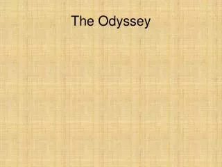 The Odyssey