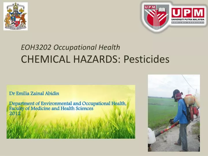 eoh3202 occupational health chemical hazards pesticides