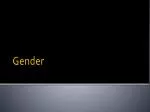 Gender - slide 1