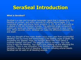 seraseal introduction