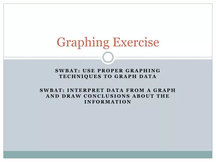 graphing exercise