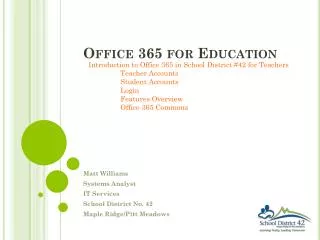 Office 365 for Education