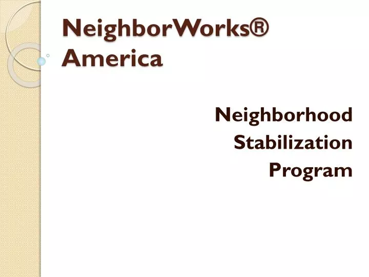 neighborworks america