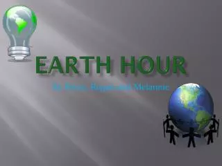 E arth hour