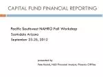 CAPITAL FUND FINANCIAL REPORTING - slide 1