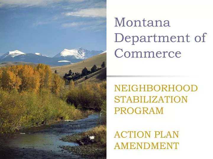 montana department of commerce