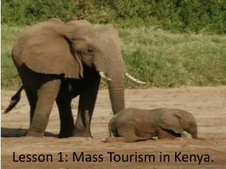 Lesson 1: Mass Tourism in Kenya.