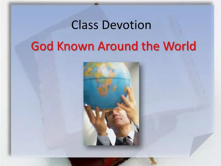 class devotion