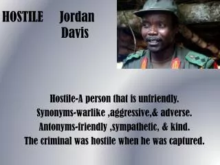 hostile jordan davis