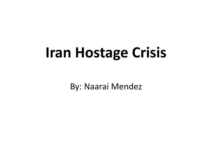 iran hostage crisis