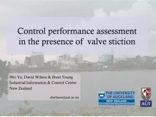 Control performance assessment in the presence of valve stiction