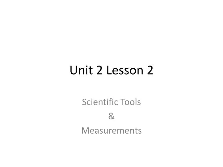 unit 2 lesson 2