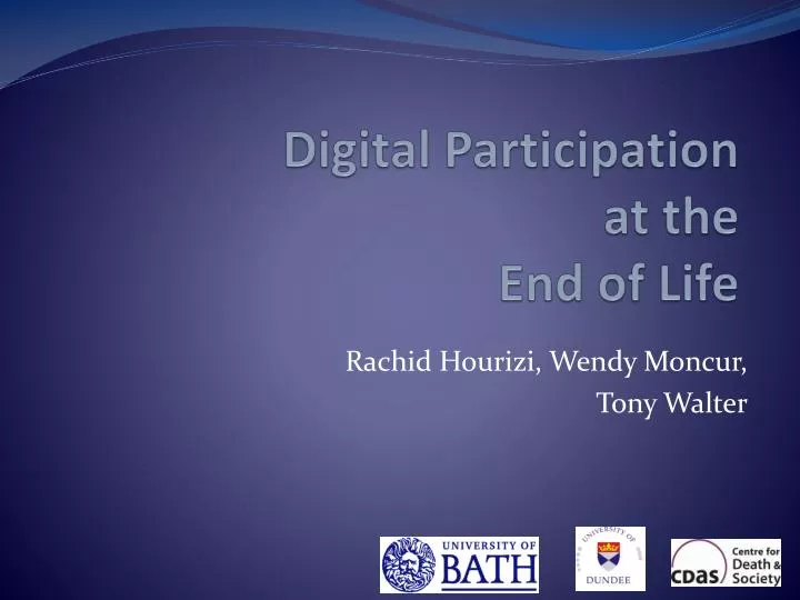 digital participation at the end of life