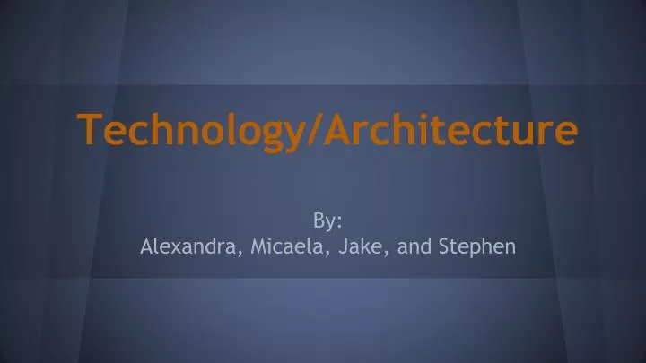 technology architecture