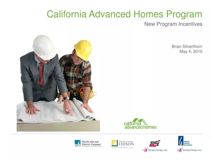 california advanced homes program