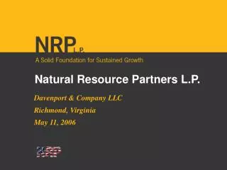 Natural Resource Partners L.P.