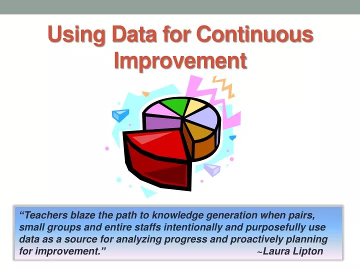 using data for continuous improvement