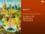 Mastering New Behaviors: A Look at Behaviorist Perspective - slide 1