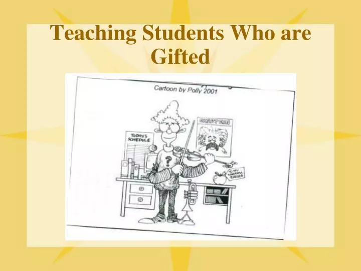 teaching students who are gifted