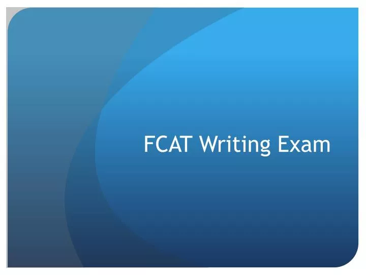 fcat writing exam