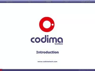 Introduction codimatech