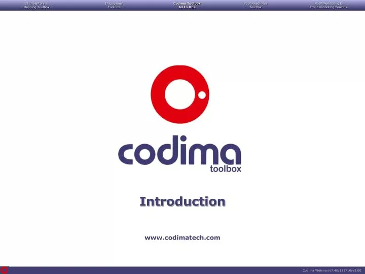 introduction www codimatech com