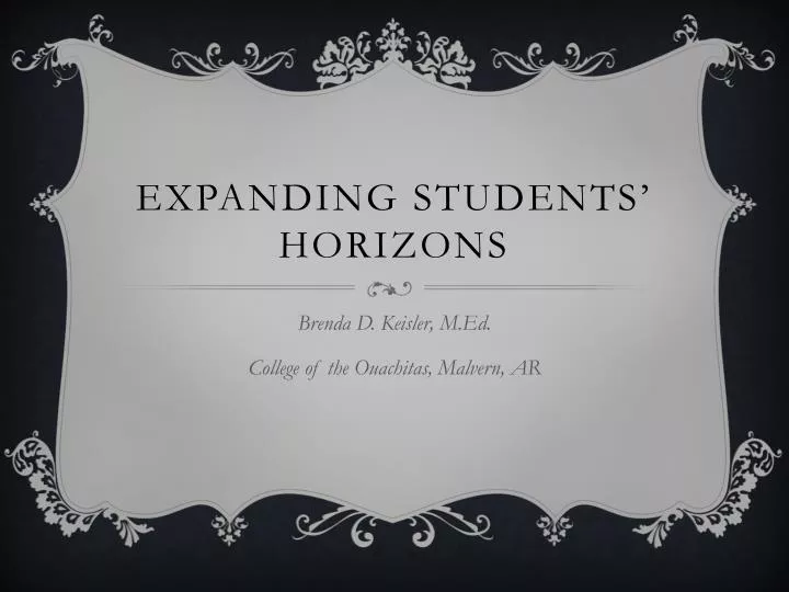 expanding students horizons