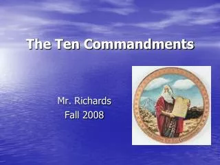 The Ten Commandments