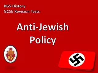 Anti-Jewish Policy