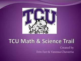 TCU Math &amp; Science Trail